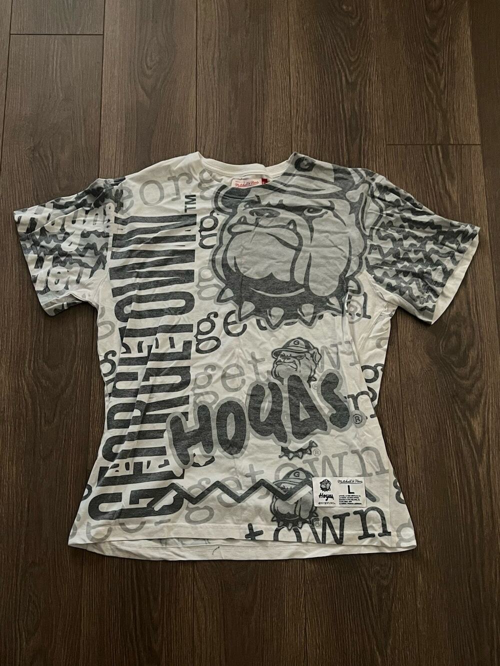 Mitchell & Ness Georgetown Hoyas Jumbotron 2.0 Tee T-shirt size Large Men’s